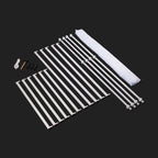 Disassembled EZ Build QUEEN sukkah metal frame kit with storage bag