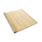 Kosher flat bamboo slat sukkah roof mat detail