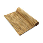 Kaynus Kosher Schach Mat unrolled showing natural reed texture