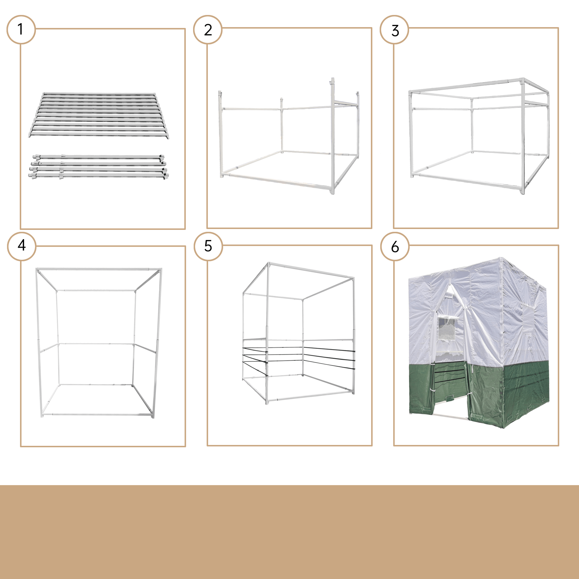 Magic Extendable Sukkah – 6×6′ to 10×10′