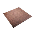 Assembled dark brown parquet foam tiles